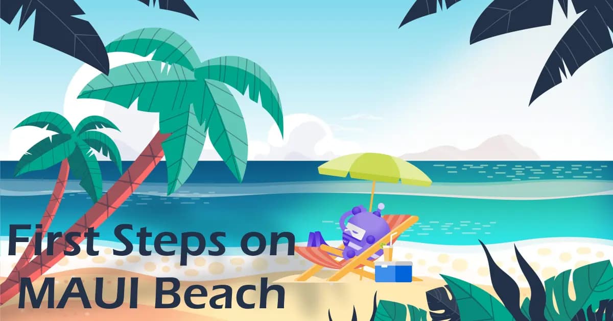 First Steps on MAUI Beach